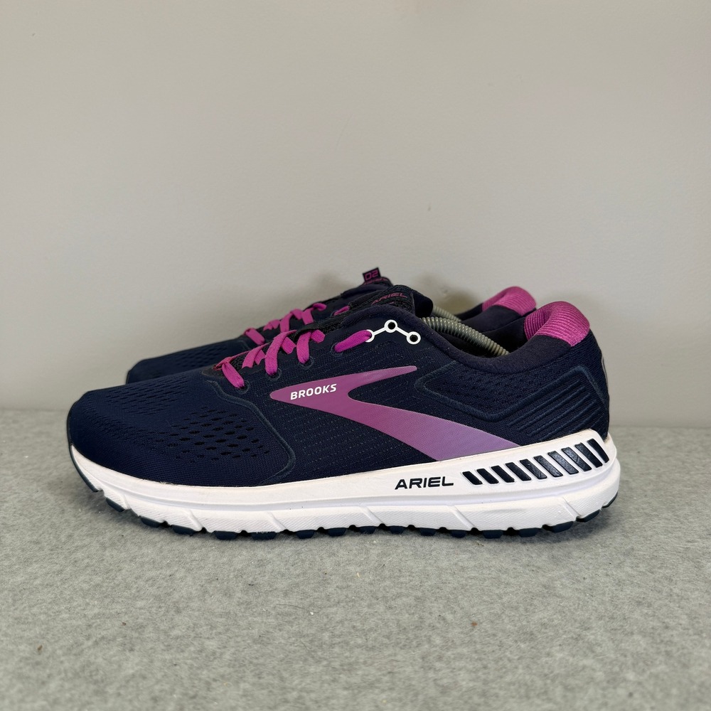 Brooks Ariel 20 Womens Shoes Size 11 Navy Blue  Running Sneakers 1203151B491